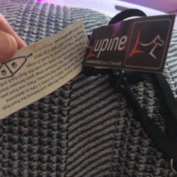 Lupine Adjustable Black Dog Harness NWT - Picture 4 of 5